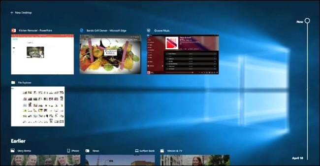 Microsoft Graph Timeline