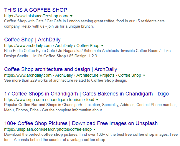 Organic SEO result Organic SEO result