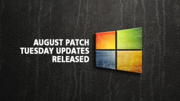 August Patch Tuesday updates released