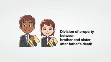 Division-of-property-between-brother-and-sister-after-father-death