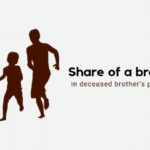 Share of a brother in deceased brother’s property