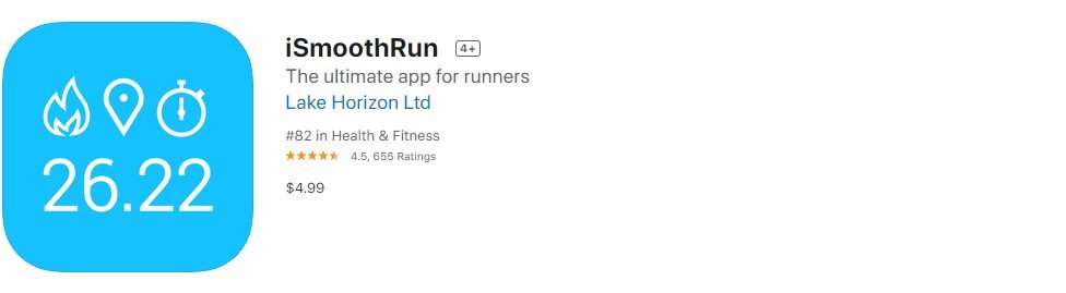 iSmoothRun app