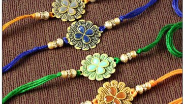 Stone Rakhi Set