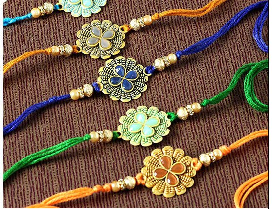 Stone Rakhi Set