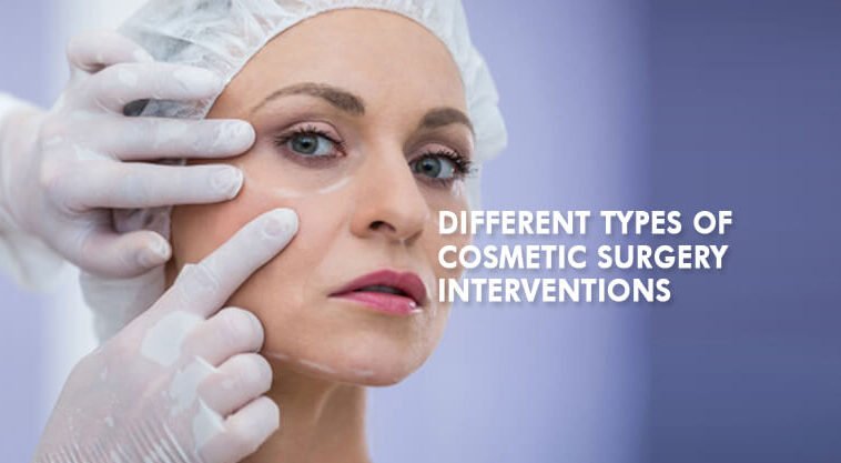 The different types of cosmetic surgery interventions