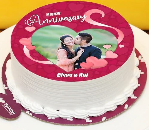 Personalized Anniversary Cakes