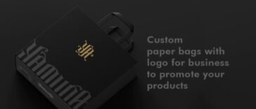 Custom paper bags with logo for business to promote your products