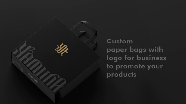 Custom paper bags with logo for business to promote your products