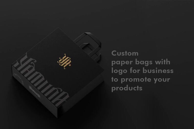 Custom paper bags with logo for business to promote your products